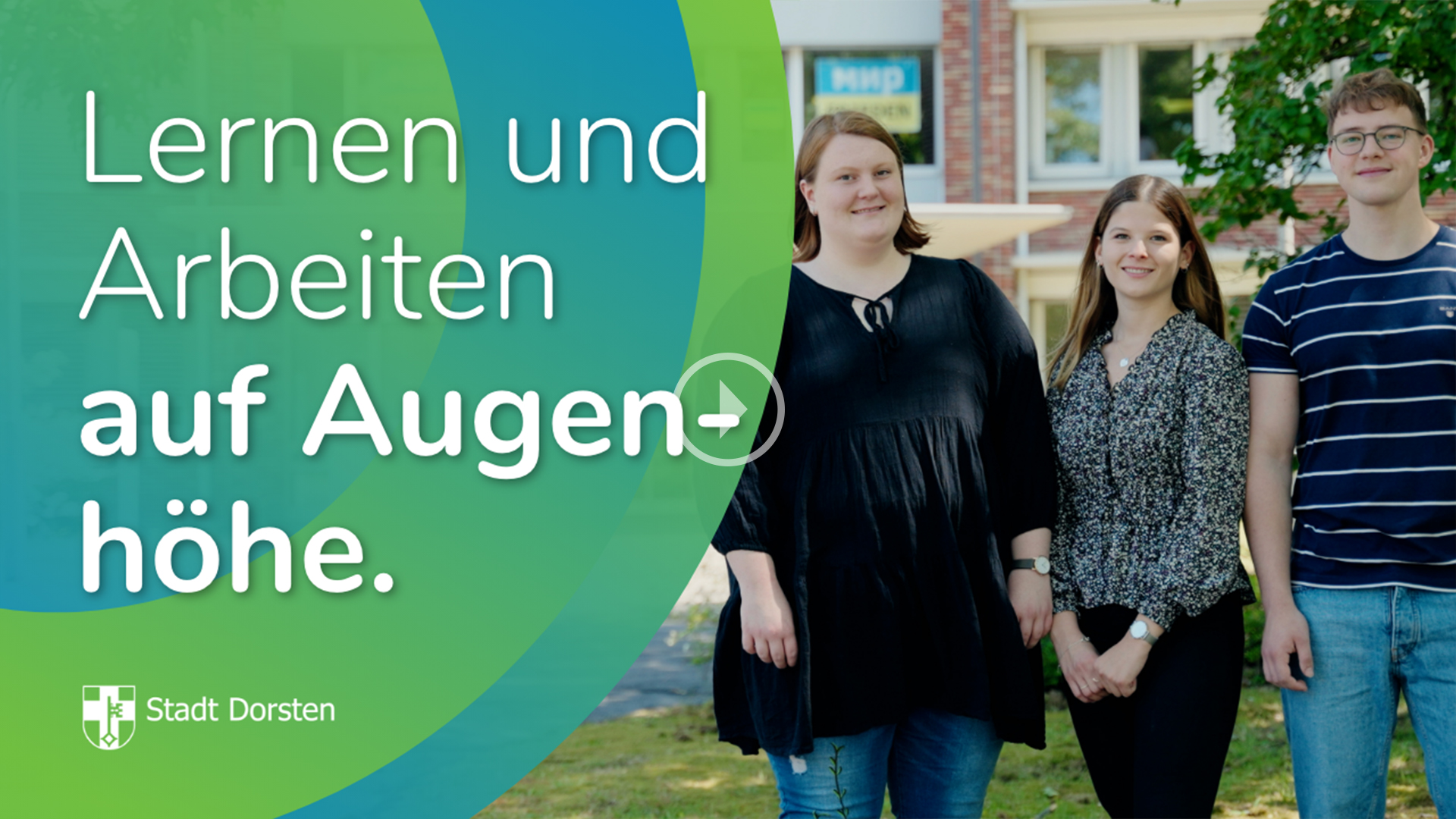 Theresa, Jessica, Stefan – Auszubildende